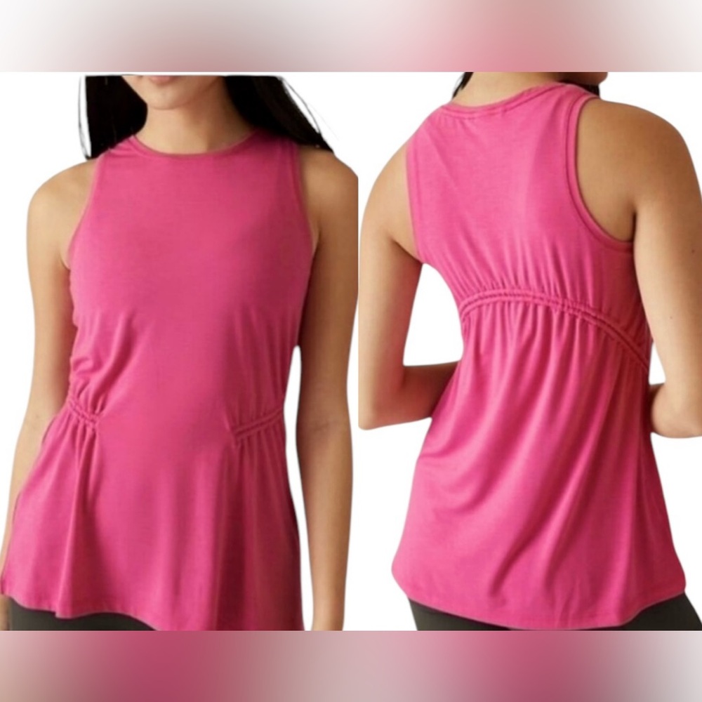 NWOT ATHLETA Air Out Cinch Tank in Pink Size XS MSRP $55